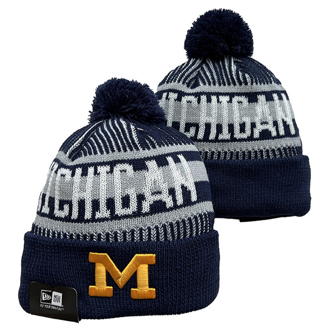 Michigan Wolverines Knit Hats 008